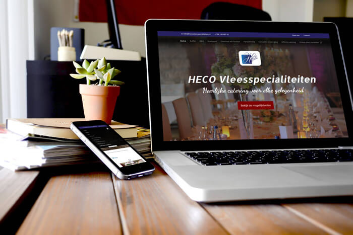 Nieuwe website voor HECO Vleespecialiteiten